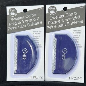 Set of Two DRITZ Sweater Combs. De-fuzzer. Gifts, Stocking Stuffers.